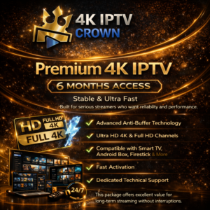 6 Months Access | Premium 4K IPTV