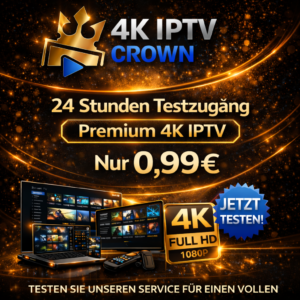 24 Hour Trial Access | Premium 4K IPTV | Only 0,99€